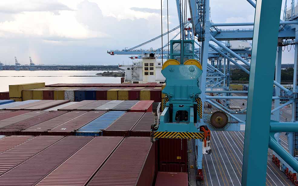 Port of Virginia Container Ship